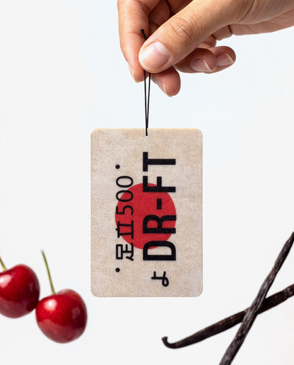 DR-FT card held by its string