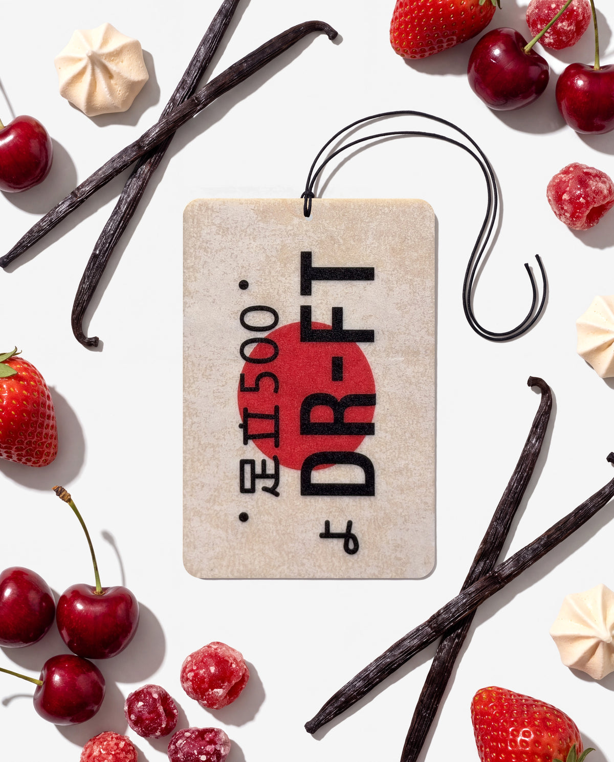 DR-FT flat lay with its fragrance ingredients