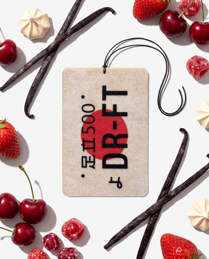 DR-FT flat lay with its fragrance ingredients