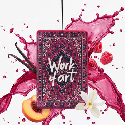 Work of Art with the ingredients of its scent