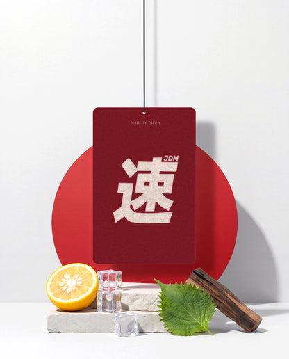 JDM Spirit with the ingredients of its scent