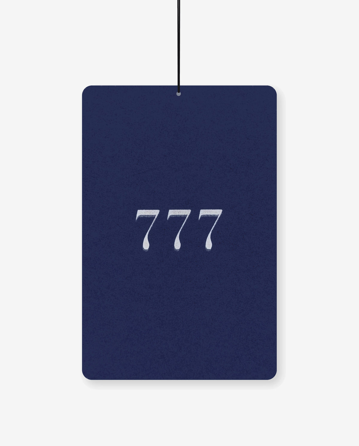 777 MOON RIDGE hanging car air freshener card, front view