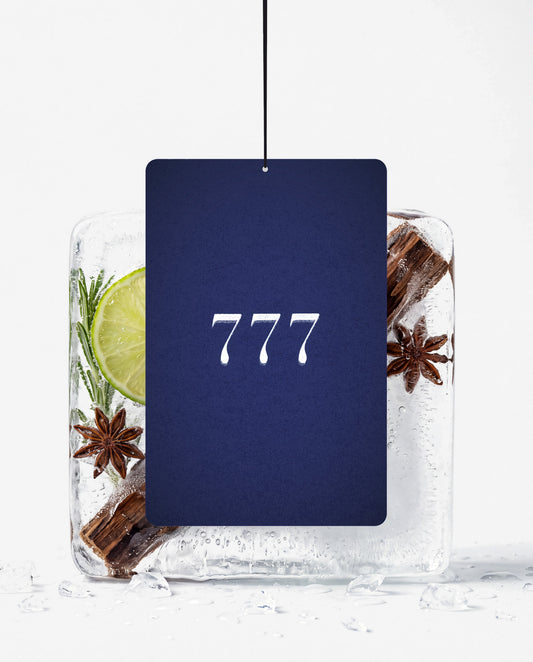 777 MOON RIDGE with the ingredients of its scent